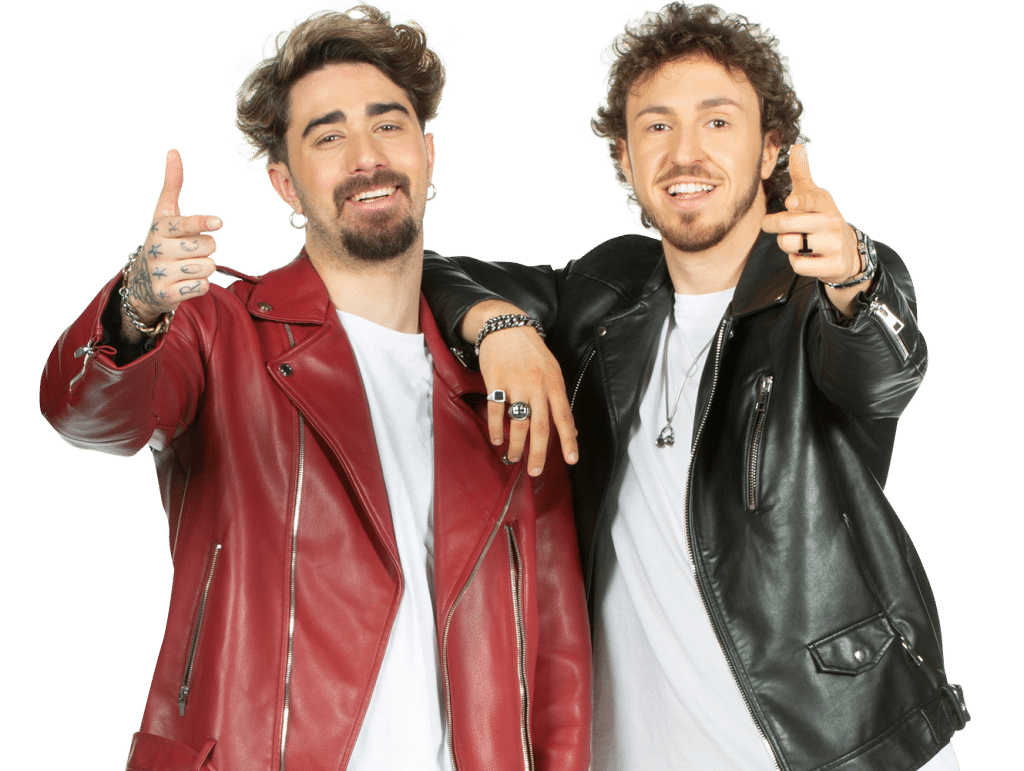 marco e raf Non è domenica senza Kiss Kiss