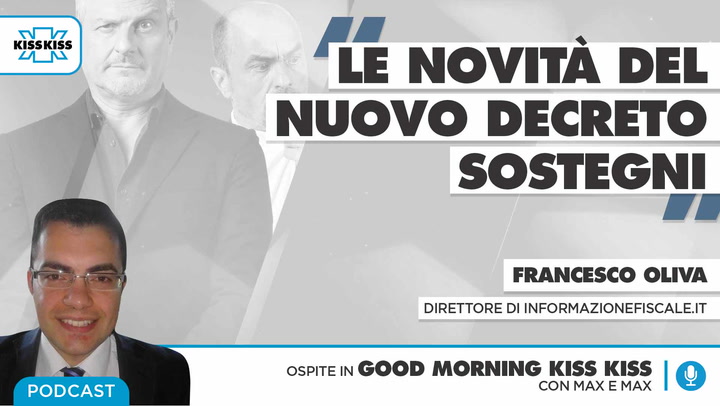 Francesco Oliva Direttore di Informazionefiscale.It In Good Morning Kiss Kiss (AUDIO)