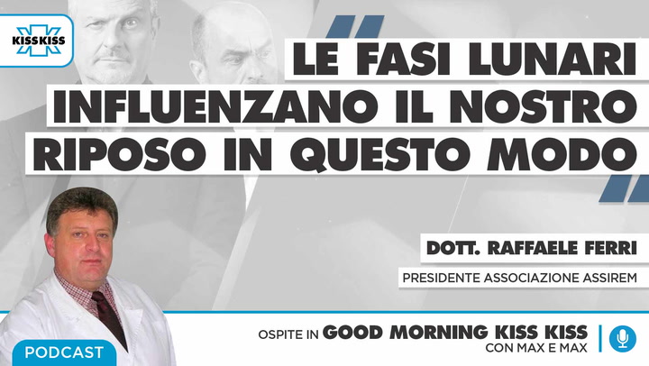 Sonno e luna piena: ecco come le fasi lunari influenzano il nostro riposo in Good Morning Kiss Kiss (AUDIO)