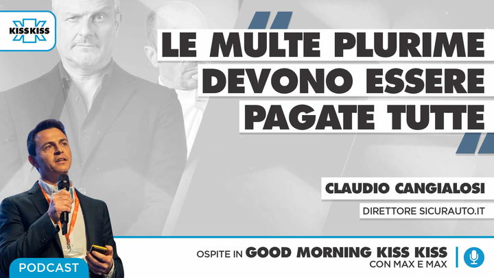 Autovelox: le multe plurime devono essere pagate tutte? in Good Morning Kiss Kiss (AUDIO)