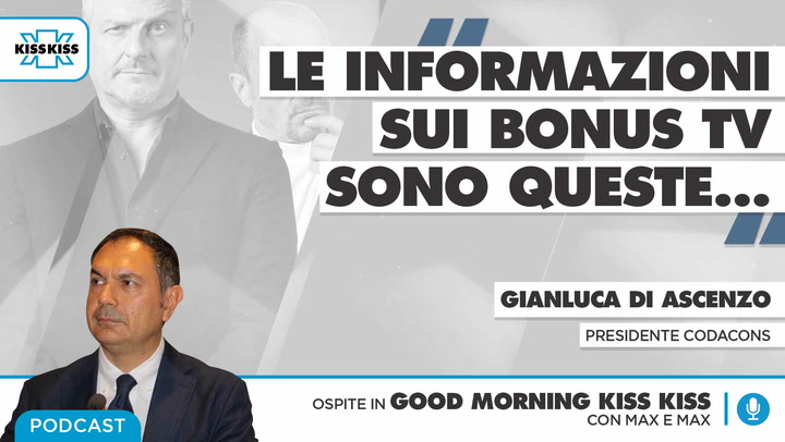 Bonus Tv: tutte le informazioni in Good Morning Kiss Kiss (AUDIO)