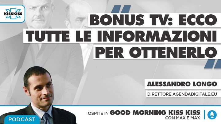 Bonus TV: tutte le informazioni per ottenerlo in Good Morning Kiss Kiss (AUDIO)