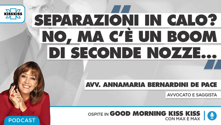 Avv. De Pace: "Separazioni in calo? No