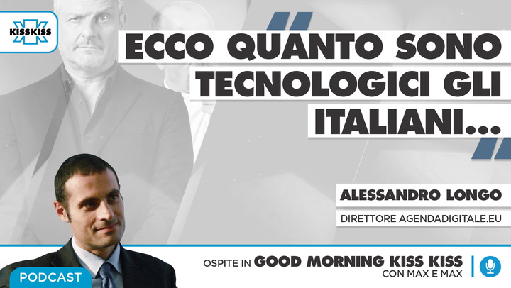 Quanto sono tecnologici gli italiani: ecco i dati in Good Morning Kiss Kiss (AUDIO)