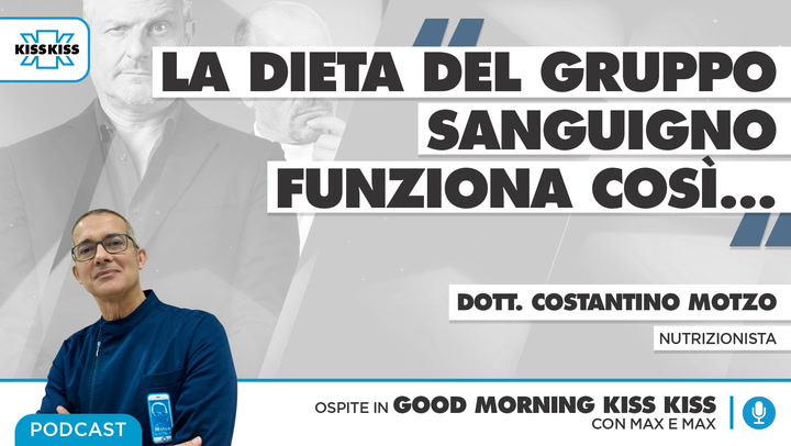 Dieta del gruppo sanguigno: cos'e' e come funziona in Good Morning Kiss Kiss (AUDIO)