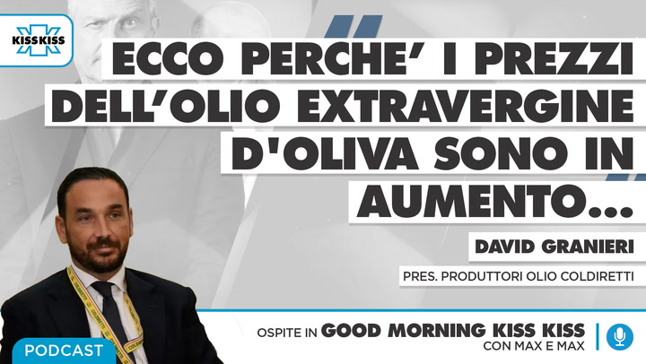 Olio extravergine d'oliva: perche' i prezzi sono alle stelle e come risparmiare in Good Morning Kiss Kiss (AUDIO)