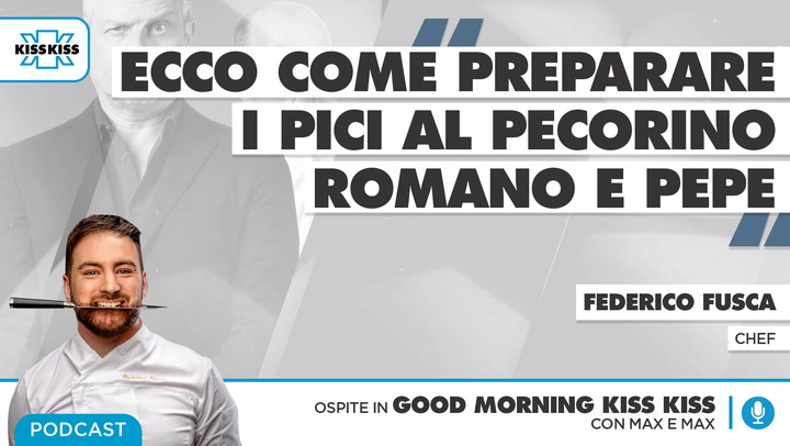 Un Primo in un Primo: pici al pecorino romano e pepe in Good Morning Kiss Kiss (AUDIO)