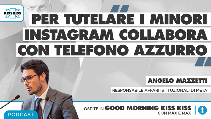 Instagram e Telefono Azzurro: arriva la guida per tutelare i minori in Good Morning Kiss Kiss (AUDIO)