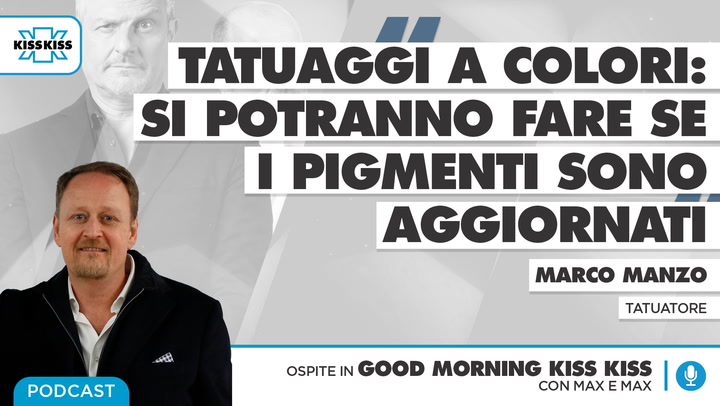 I tatuaggi a colori non spariranno: il tatuatore ci spiega perche' in Good Morning Kiss Kiss (AUDIO)