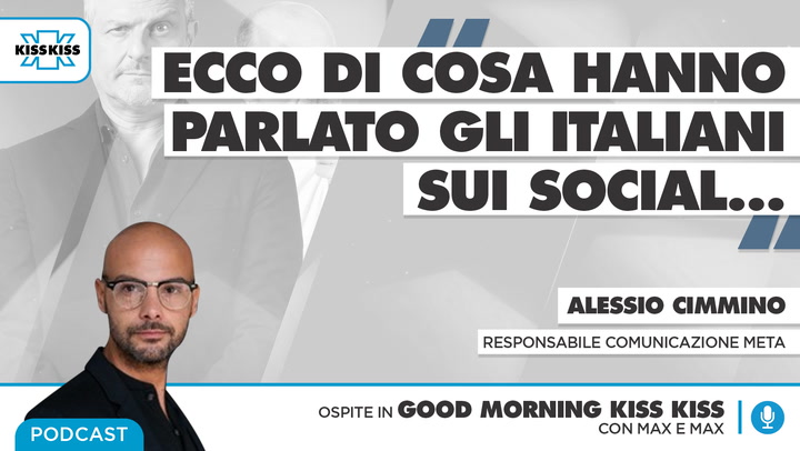 "Di cosa hanno parlato di piu' italiani sui social nel 2021?" In Good Morning Kiss Kiss (AUDIO)