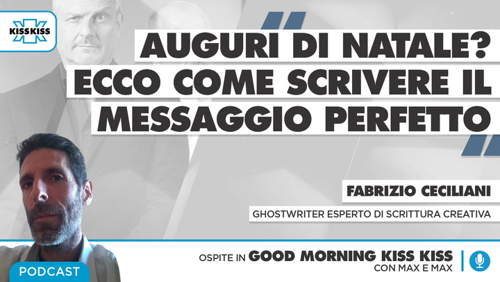 Gli auguri di Natale: come scrivere il messaggio perfetto in Good Morning Kiss Kiss (AUDIO)
