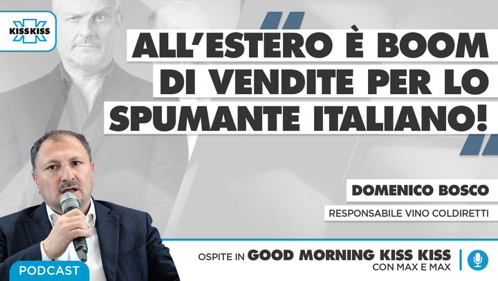 Boom spumante: il brindisi internazionale parla italiano