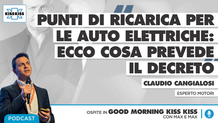 PNNR e auto elettriche: tutte le novita' in Good Morning Kiss Kiss (AUDIO)