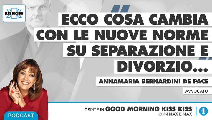 Riforma divorzio: tutte le novita' in Good Morning Kiss Kiss (AUDIO)