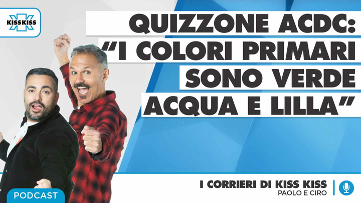 Quizzone Acdc con Marco da Bari in I Corrieri Di Kiss Kiss (AUDIO)