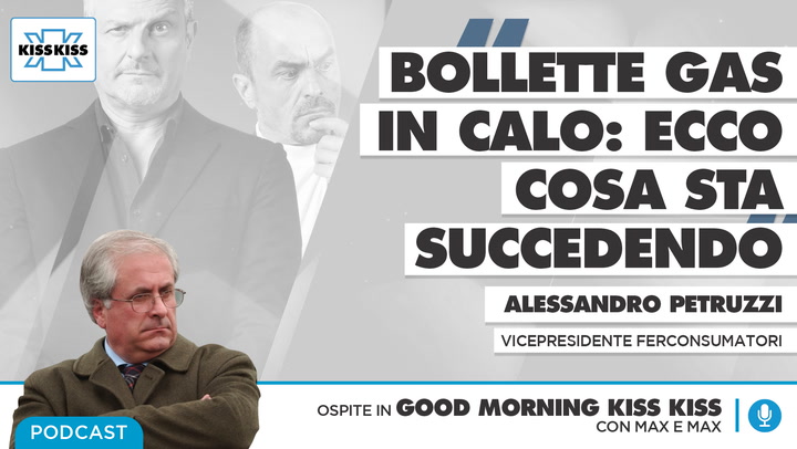 Bollette gas in calo: cosa sta succedendo? In Good Morning Kiss Kiss (AUDIO)