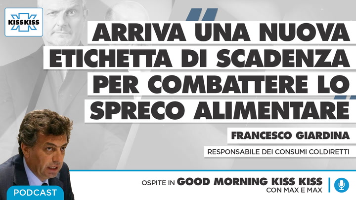 Nuove etichette di scadenza: tutte le info in Good Morning Kiss Kiss (AUDIO)