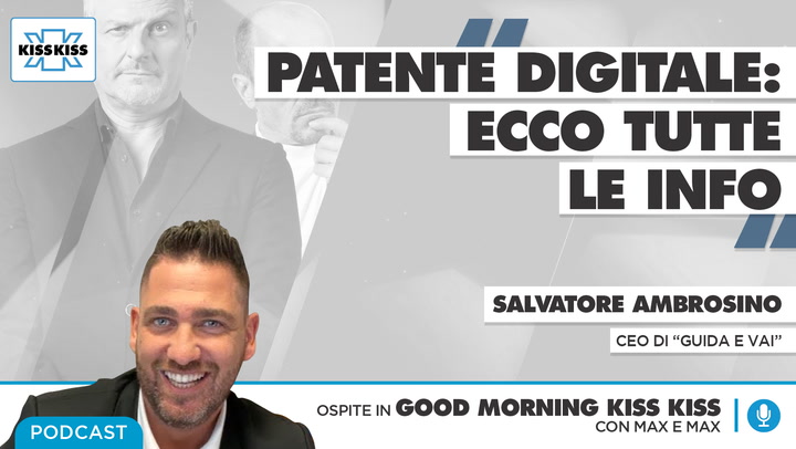 Patente digitale: tutte le info in Good Morning Kiss Kiss (AUDIO)
