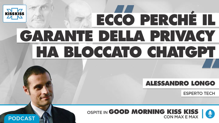 Blocco di ChatGBT in Italia: la decisione del garante della privacy in Good Morning Kiss Kiss (AUDIO)