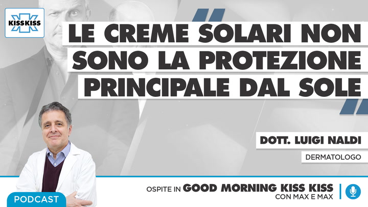 L'uso corretto della crema solare: il dott. Luigi Naldi in Good Morning Kiss Kiss (AUDIO)