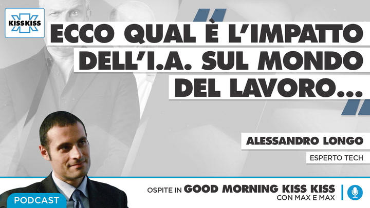 Intelligenza Artificiale: quali potrebbero essere i lavori a rischio in futuro in Good Morning Kiss Kiss (AUDIO)