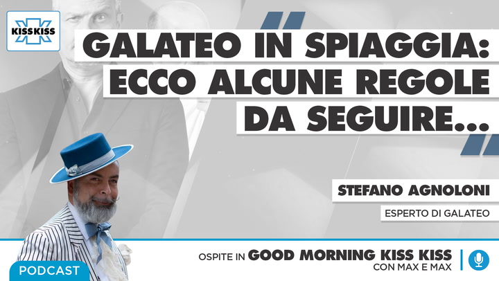 Il Vademecum del Galateo da spiaggia in Good Morning Kiss Kiss (AUDIO)