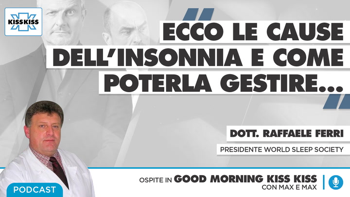Disturbi del sonno: un italiano su tre ne soffre; consigli e rimedi in Good Morning Kiss Kiss (AUDIO)