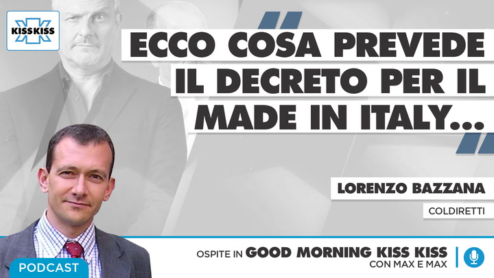 Ddl Made in Italy: inizio di una nuova era? In Good Morning Kiss Kiss (AUDIO)