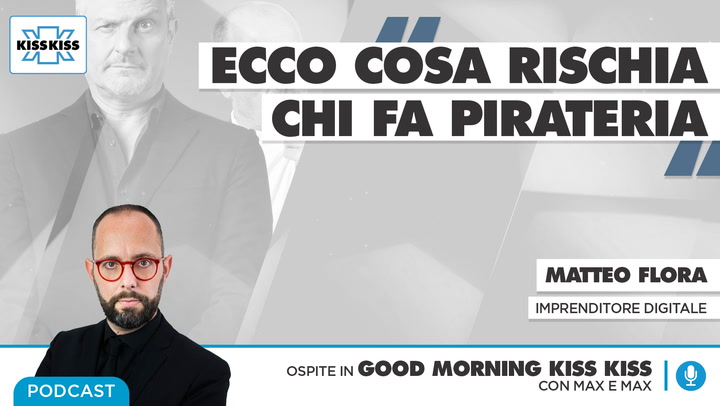 Pirateria online: come funziona la legge "anti pezzotto" in Good Morning Kiss Kiss (AUDIO)