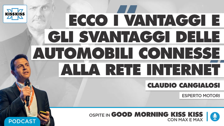 Auto sempre piu' connesse: ecco cosa cambia con i nuovi sistemi in Good Morning Kiss Kiss (AUDIO)