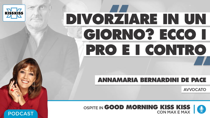 Separazione e divorzio in un solo giorno: tutte le novita' della Cassazione in Good Morning Kiss Kiss (AUDIO)
