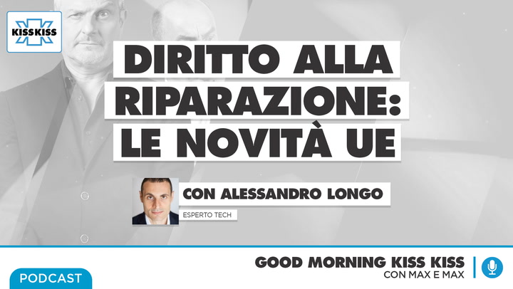 Diritto alla riparazione: le novita' UE in Good Morning Kiss Kiss (AUDIO)