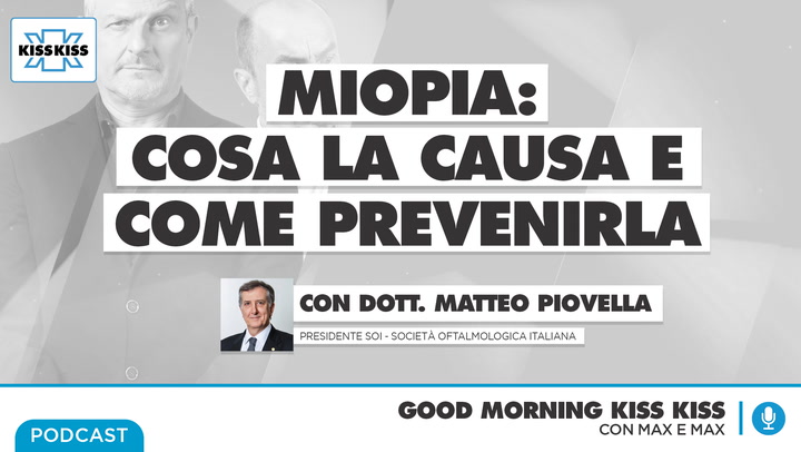 Miopia: allarme degli Oftalmologi - I consigli per i piu' giovani in Good Morning Kiss Kiss (AUDIO)