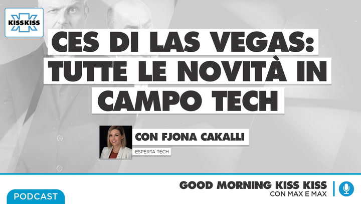 CES di Las Vegas: tutte le novita' in campo tech in Good Morning Kiss Kiss (AUDIO)