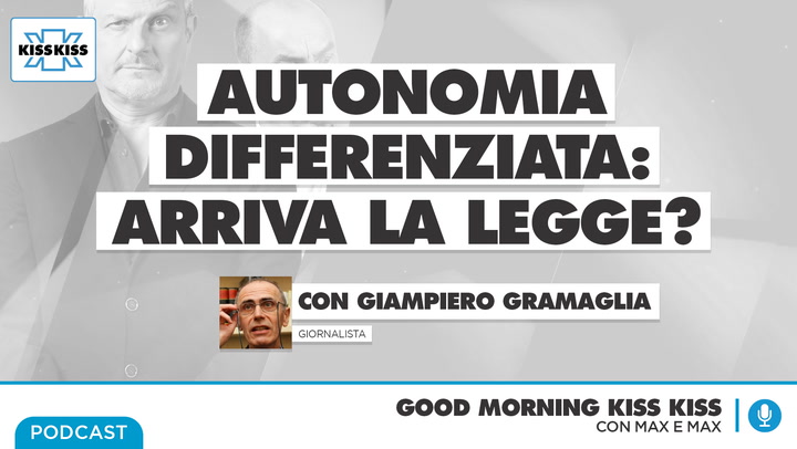 Autonomia differenziata: cosa sta succedendo in Italia in Good Morning Kiss Kiss (AUDIO)