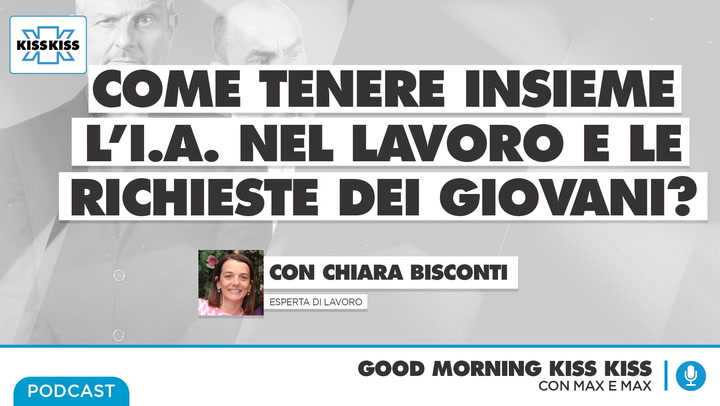 Lavoro e Intelligenza Artificiale: quale scenario ci aspetta in Good Morning Kiss Kiss (AUDIO)