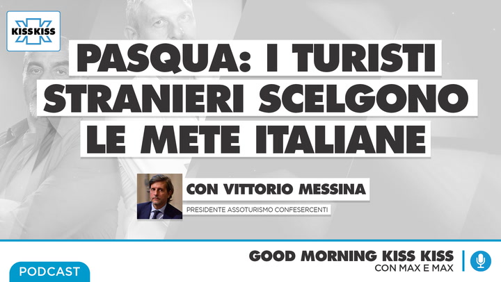 Dati sul turismo: boom delle destinazioni italiane in Good Morning Kiss Kiss (AUDIO)