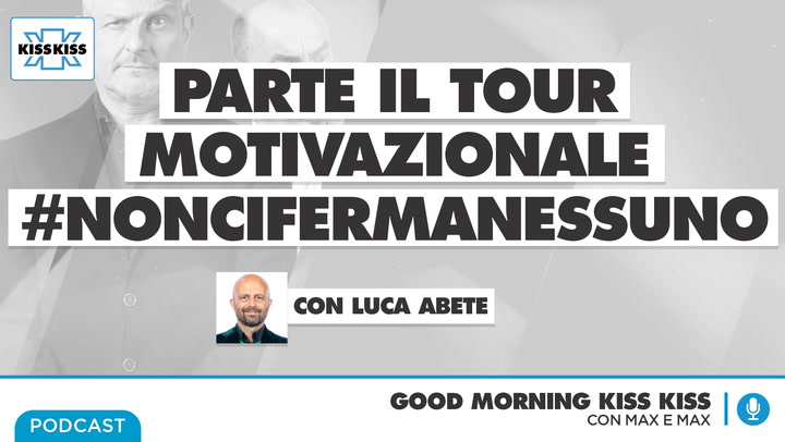 Luca Abete e il suo progetto positivio #Noncifermanessuno in Good Morning Kiss Kiss (AUDIO)