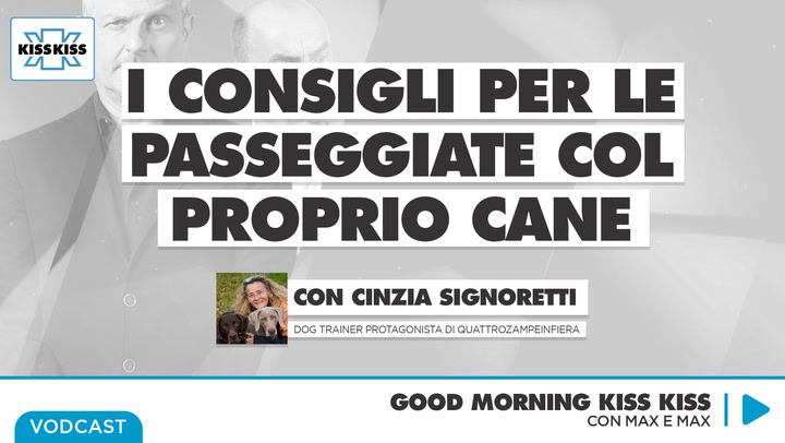 I consigli della Dogtrainer in diretta da Quattrozampeinfiera in Good Morning Kiss Kiss (AUDIO)