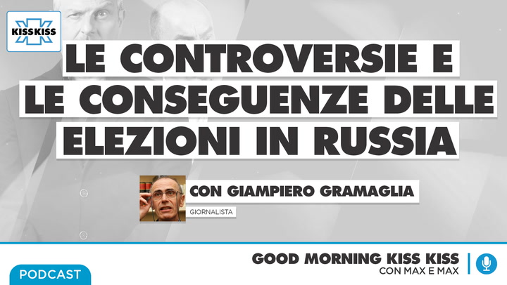 Elezioni in Russia: ecco come la vittoria di Putin influenzera' l'Europa in Good Morning Kiss Kiss (AUDIO)