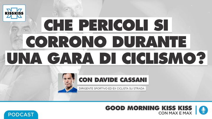 I pericoli dello sport dopo l'incidente Van Der Poel: cosa rischiano i ciclisti? In Good Morning Kiss Kiss (AUDIO)