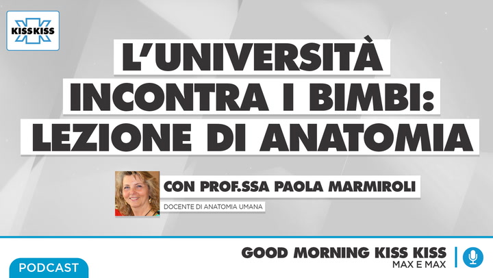 L'universita' incontra i bimbi: lezione di anatomia in Good Morning Kiss Kiss (AUDIO)