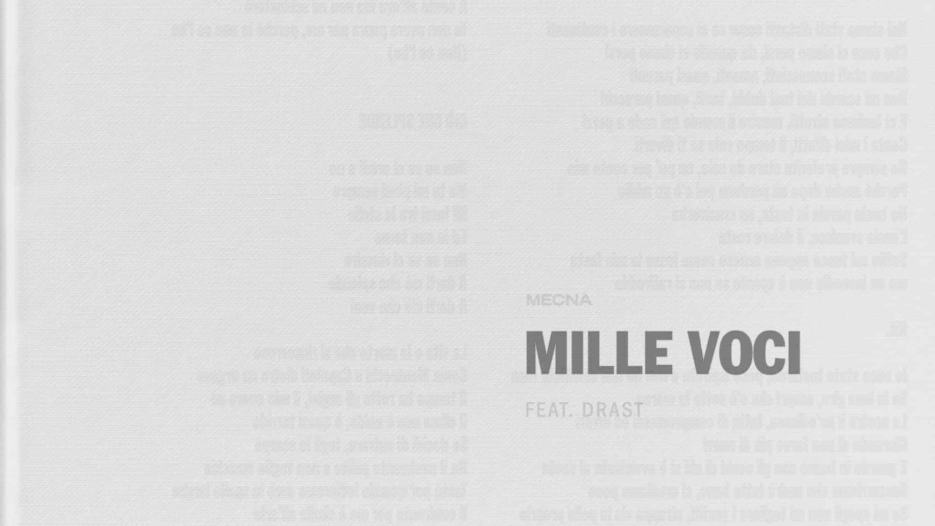 MILLEVOCI